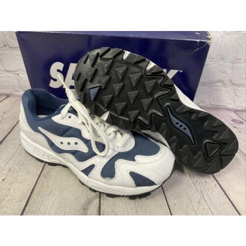 Saucony Kids Athletic Shoes Size 4.5 Blue White Comfortable