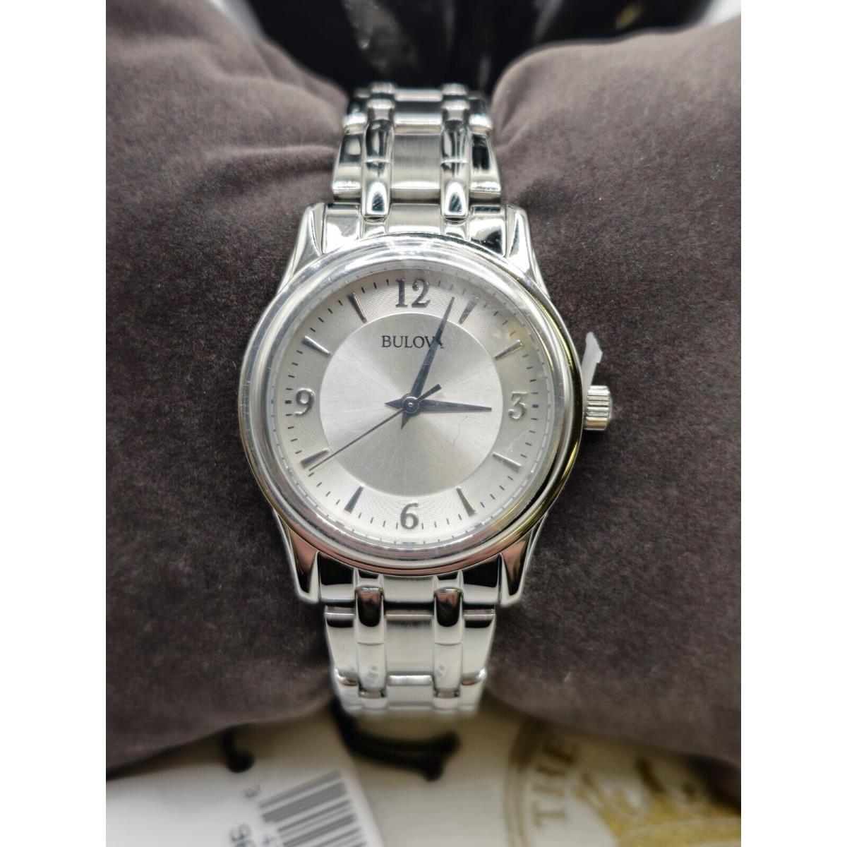 Bulova Women`s Stainless Steel Dress Watch Model 96L005 W003