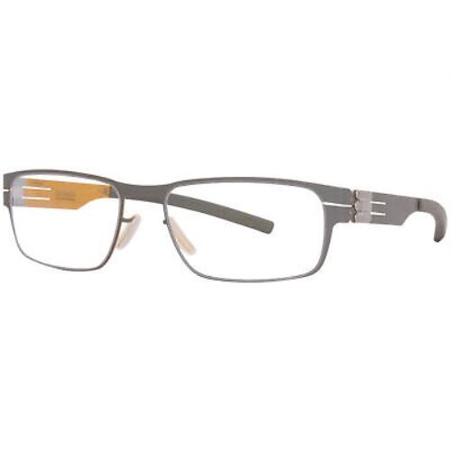 Ic Berlin Rast Titanium Eyeglasses Men`s Coral Bould/warm Grey Full Rim 51mm
