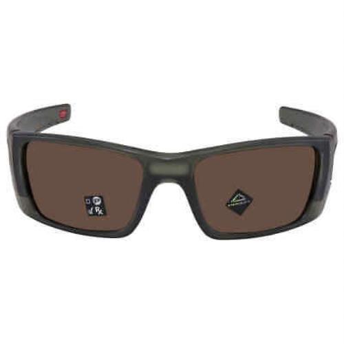 Oakley Fuel Cell Prizm Tungsten Rectangular Men`s Sunglasses OO9096 9096J7 60 - Frame: Green, Lens: Brown