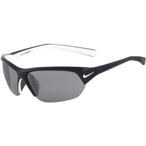 Nike Skylon Ace Shiny Obsidian/white Sports Wrap Sunglasses - EV0525-417