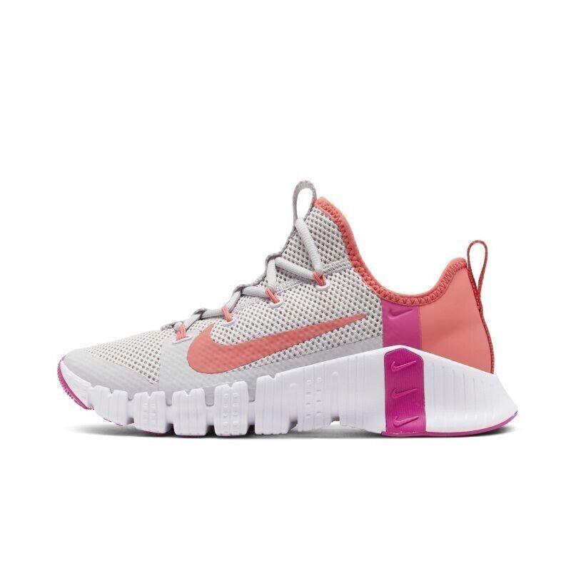 Womens Nike Free Metcon 3 Training Shoes Vast Grey CJ6314-068 -sz 6.5 -new
