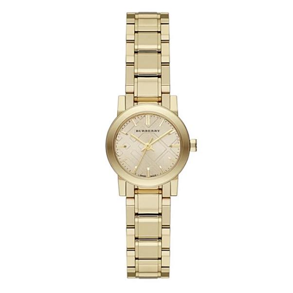 Burberry The City BU9227 Gold Tone Stainless Steel 26 mm Women`s Watch - Dial: , Band: Gold, Bezel: Gold