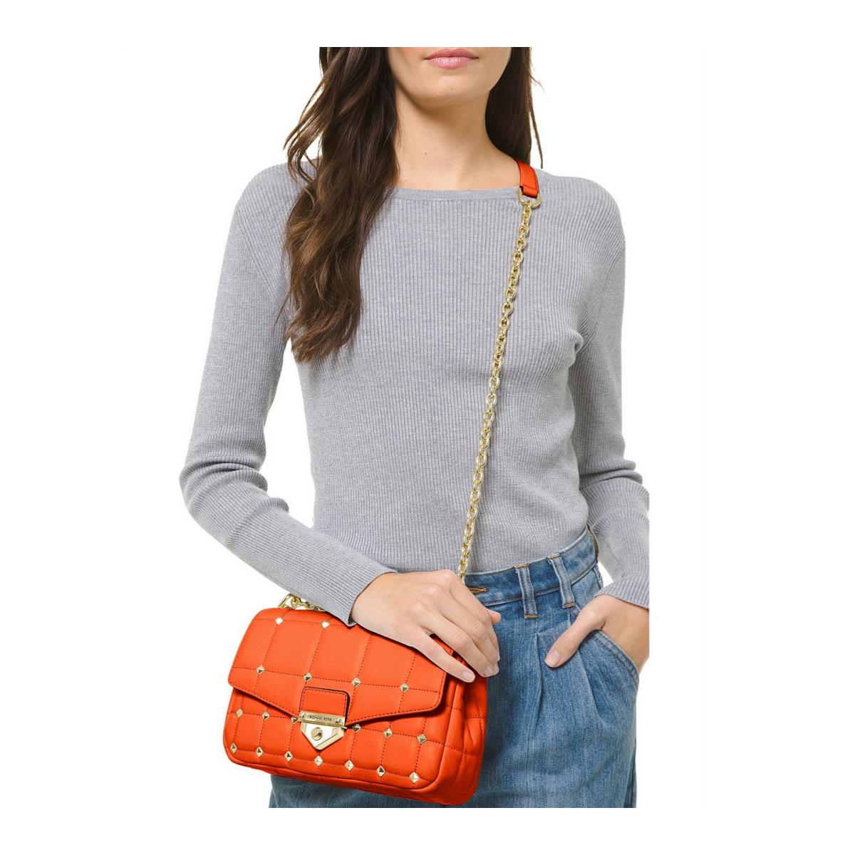 Michael Kors Soho Chain Leather Shoulder Bag-clementine-nwt - Michael Kors  bag - 017267353381 | Fash Brands