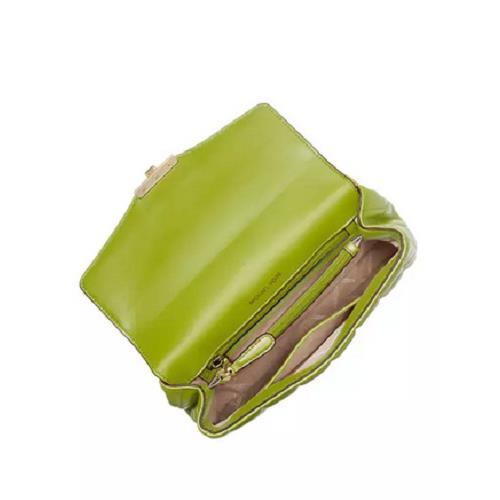 Michael Kors Soho Chain Leather Shoulder Bag Lime