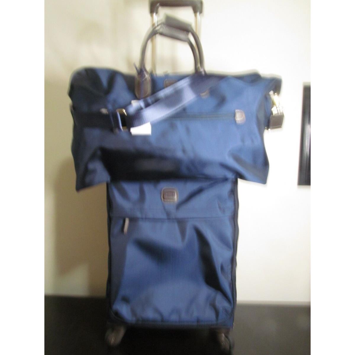 Bric`s Bric`s Luggage Set Milano Italy Navy Siena Carry On Spinner Matching Duffle