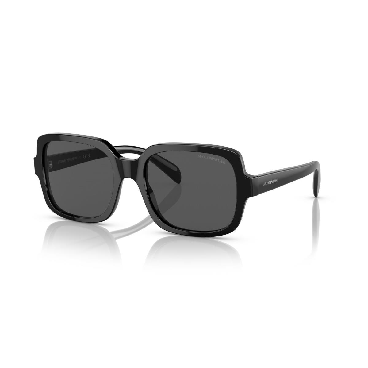 Emporio Armani 0EA4195 501787 Square Shiny Black Sunglasses