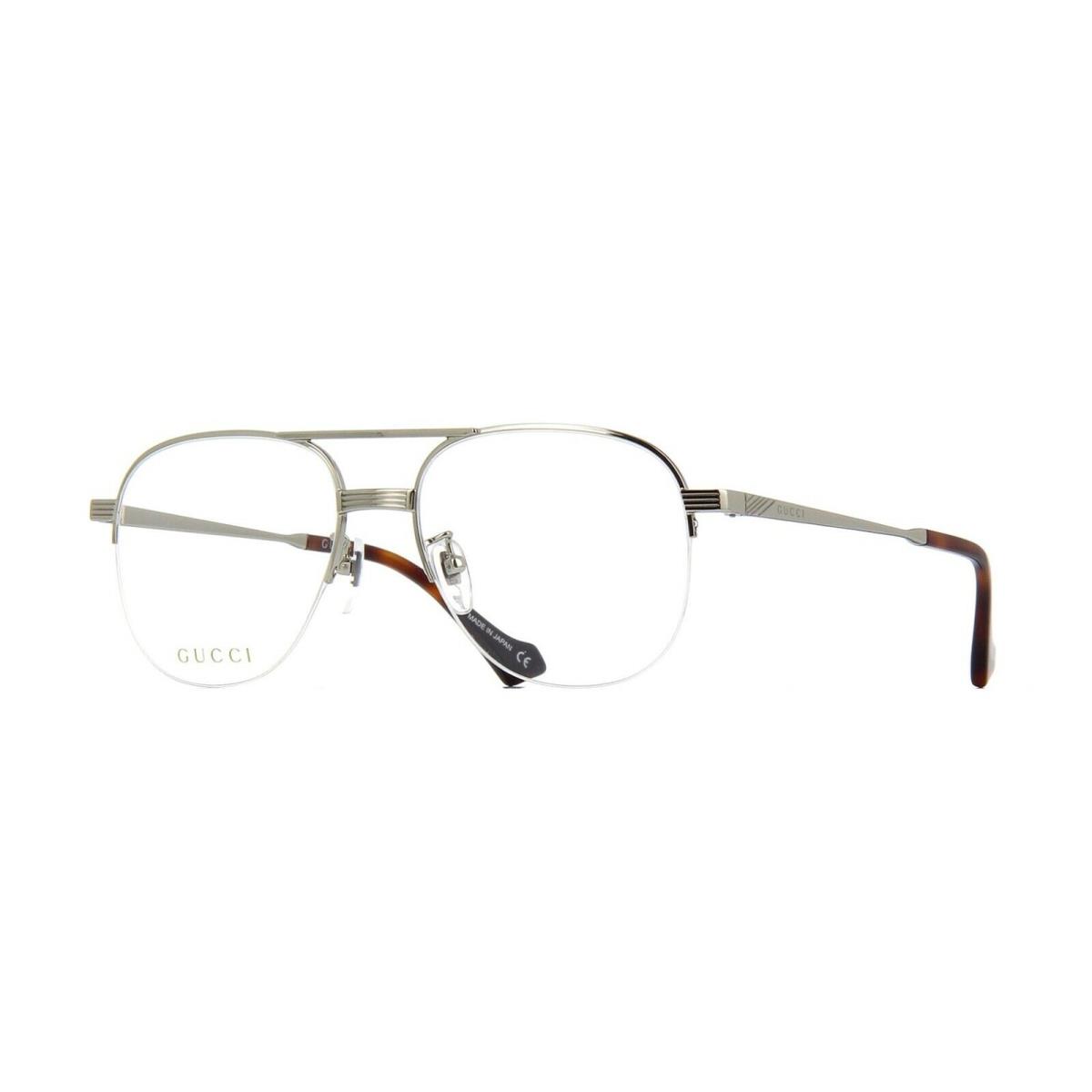 Gucci GG0745O Silver Havana 004 Eyeglasses