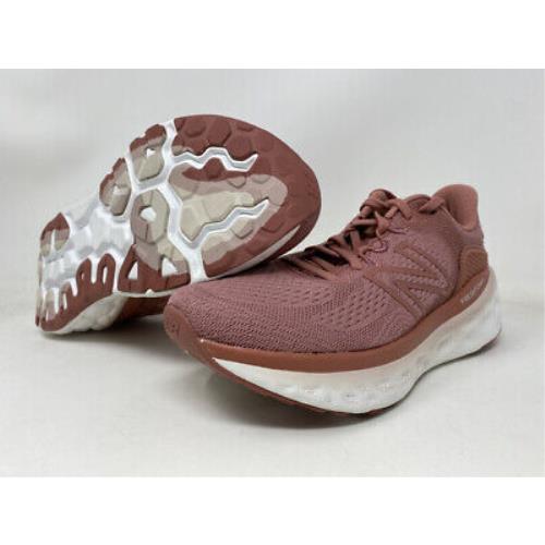 New Balance Women`s More V3 Running Shoes Washed Henna/white 7 D Wide US