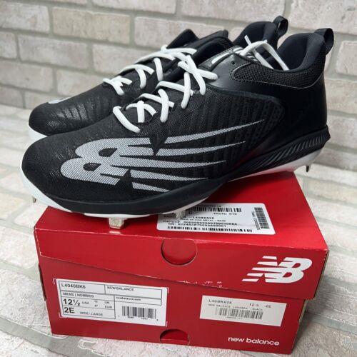 New Balance Fuelcell 4040 V6 Metal Baseball Cleats Black Size 12.5 Wide 2E