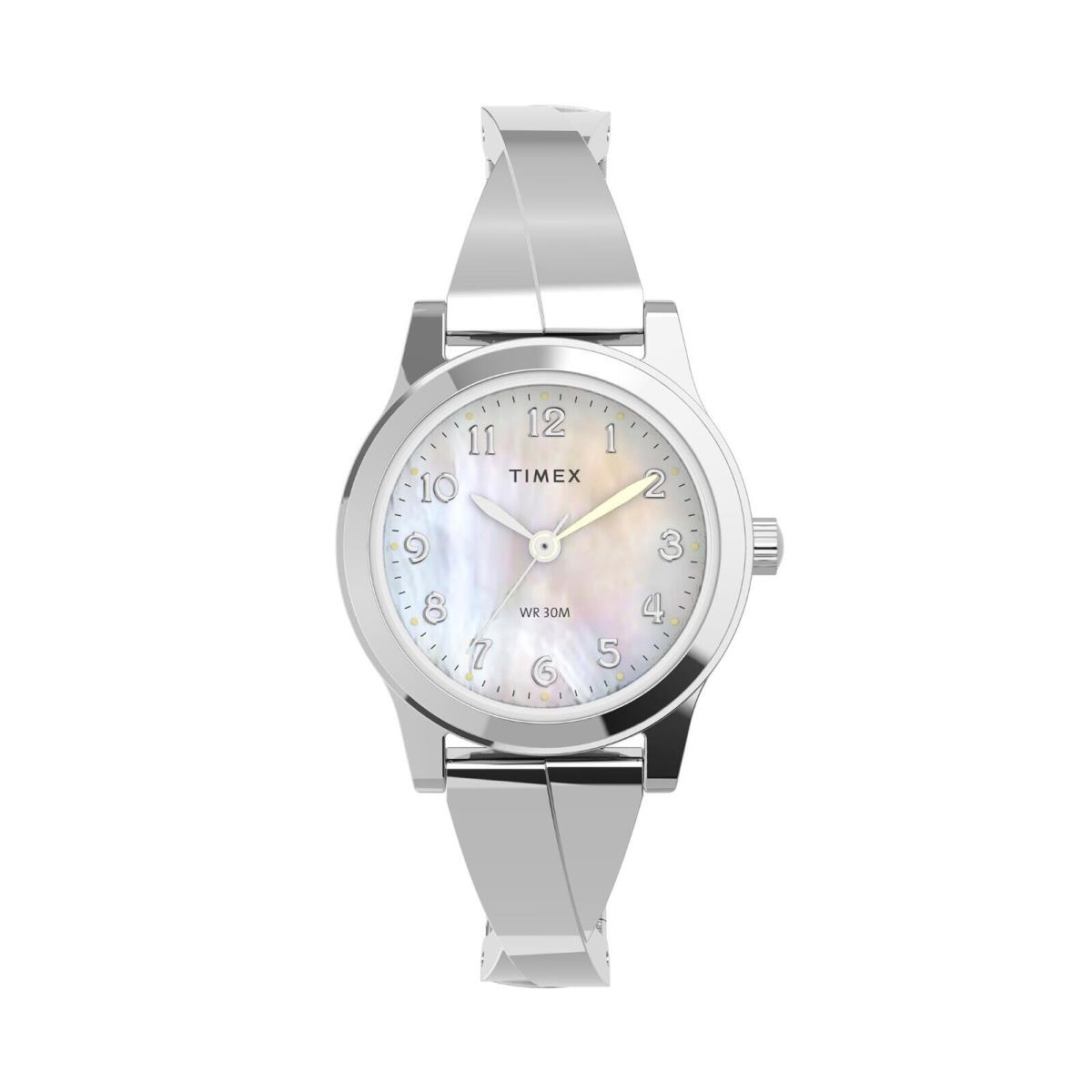Timex TW2V51200 Women`s Sivertone Expansion Band Watch 25MM Case - Dial: , Band: Silver