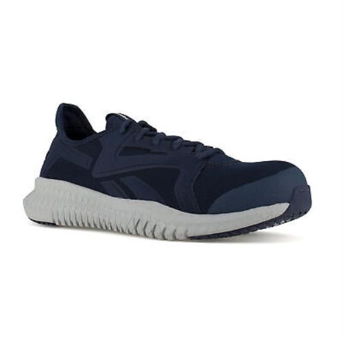 Reebok Men`s Flexagon 3.0 Comp. Toe Navy Athletic Work Shoes RB4066 - Blue
