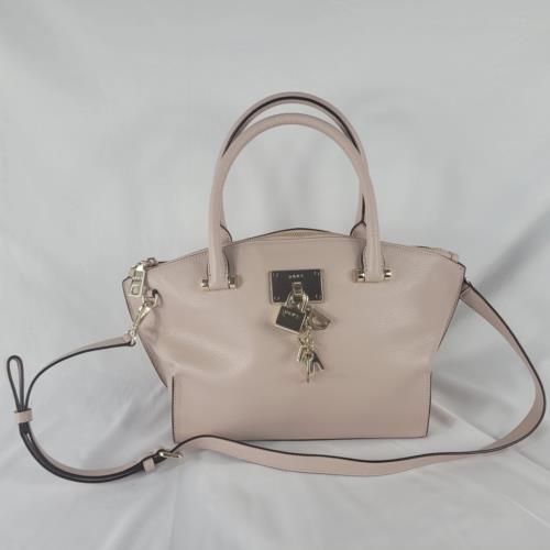 Dkny Elissa Top-zip Pebble Satchel Iconic Rose Blush/gold Other