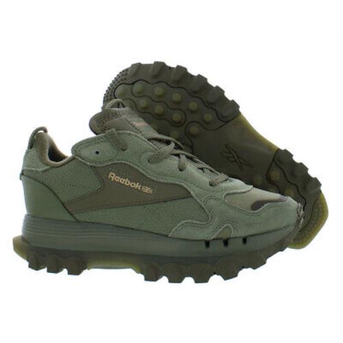 Reebok Cl Leather Cardi Womens Shoes Size 6.5 Color: Hungreen/army Green/golbro