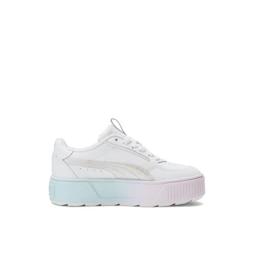 Puma Unisex-child Karmen Rebelle Sneaker - Choose Sz/col Puma White-light Aqua-light Lavender