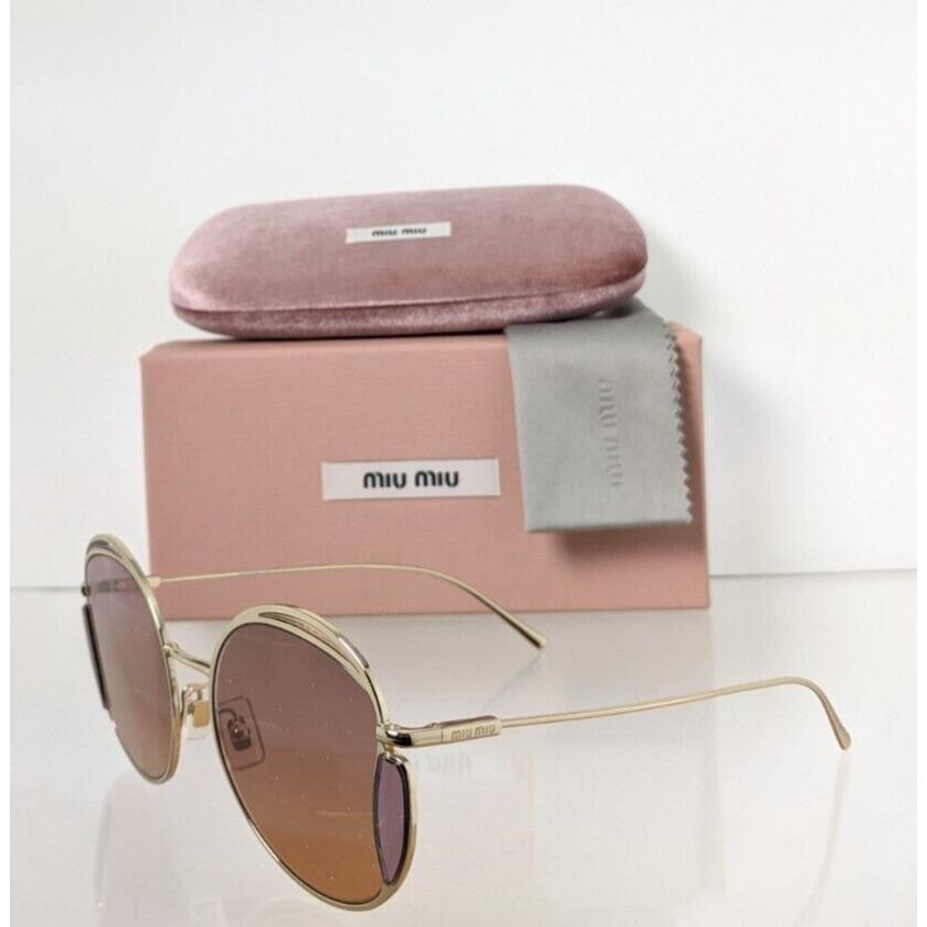 Miu Miu Smu 56X Zvn - 04N Sunglasses Gold SMU56X Frame