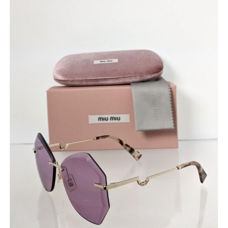 Miu Miu Smu 55X Zvn 0B4 Sunglasses Gold Smu 55X Frame