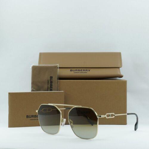 Burberry BE3124 1109T5 Gold/brown 57-17-145 Sunglasses