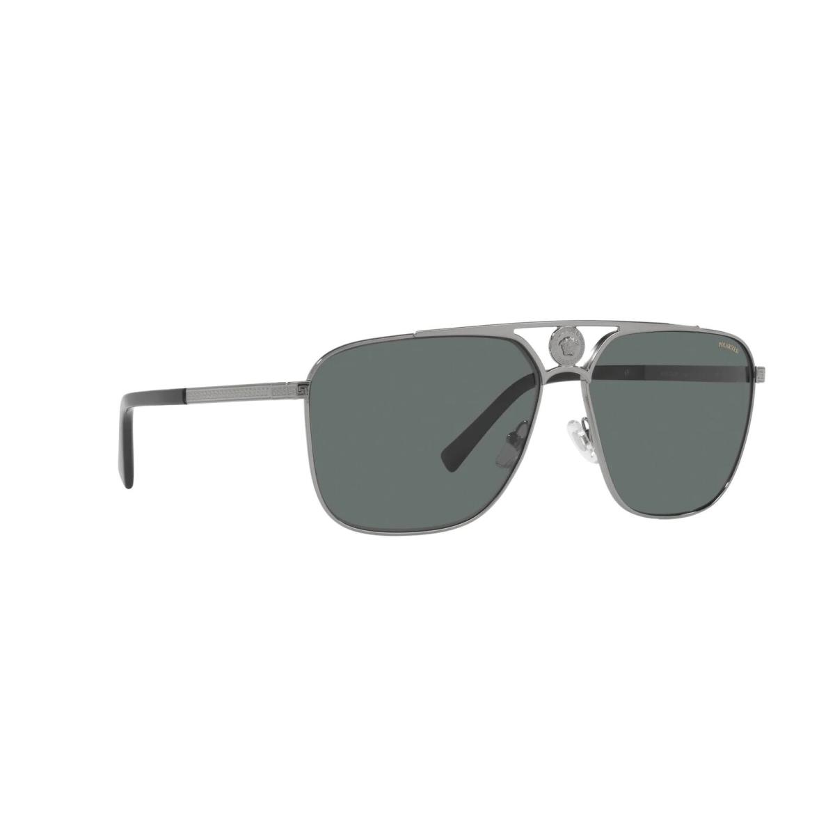 Versace Sunglasses VE2238 100181 61mm Gunmetal / Polar Dark Grey Lens