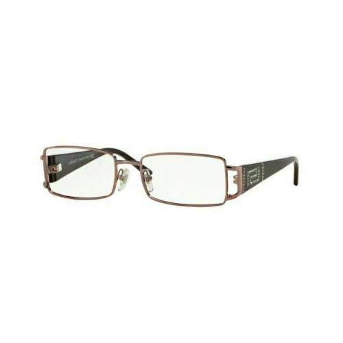 Versace VE1163B 1333 Purple Reddish Demo Lens Women`s Rectangle Eyeglasses 52-16