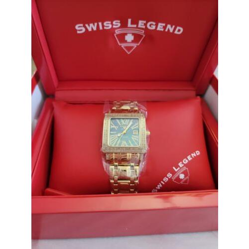 N.i.b. Swiss Legend 30mm Womens .85 Carat Diamond Watch Retails Papers/box