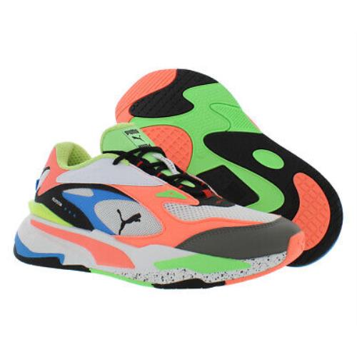 Puma Rs-fast Mens Shoes Size 8 Color: Coral/white/blue