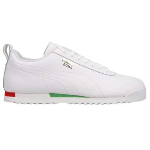 Puma 383644-01 Roma Italy Mens Sneakers Shoes Casual - White - Size 11.5 M