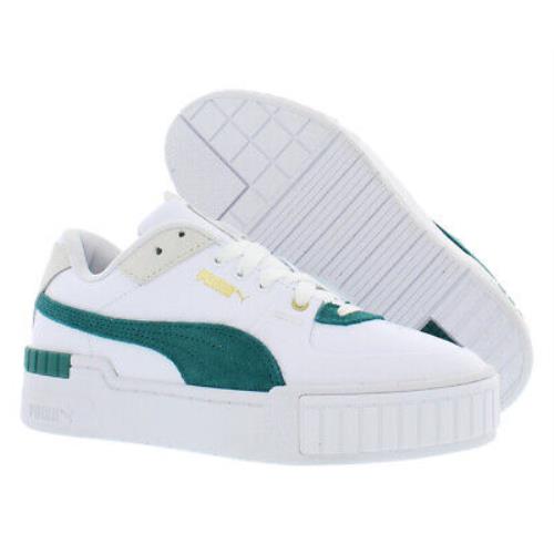 Puma Cali Sport Heritage Womens Shoes Size 6 Color: White/teal Green