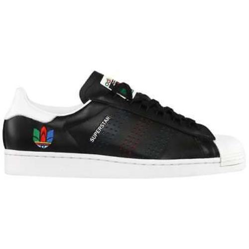 Adidas FW5387 Superstar Mens Sneakers Shoes Casual - Black