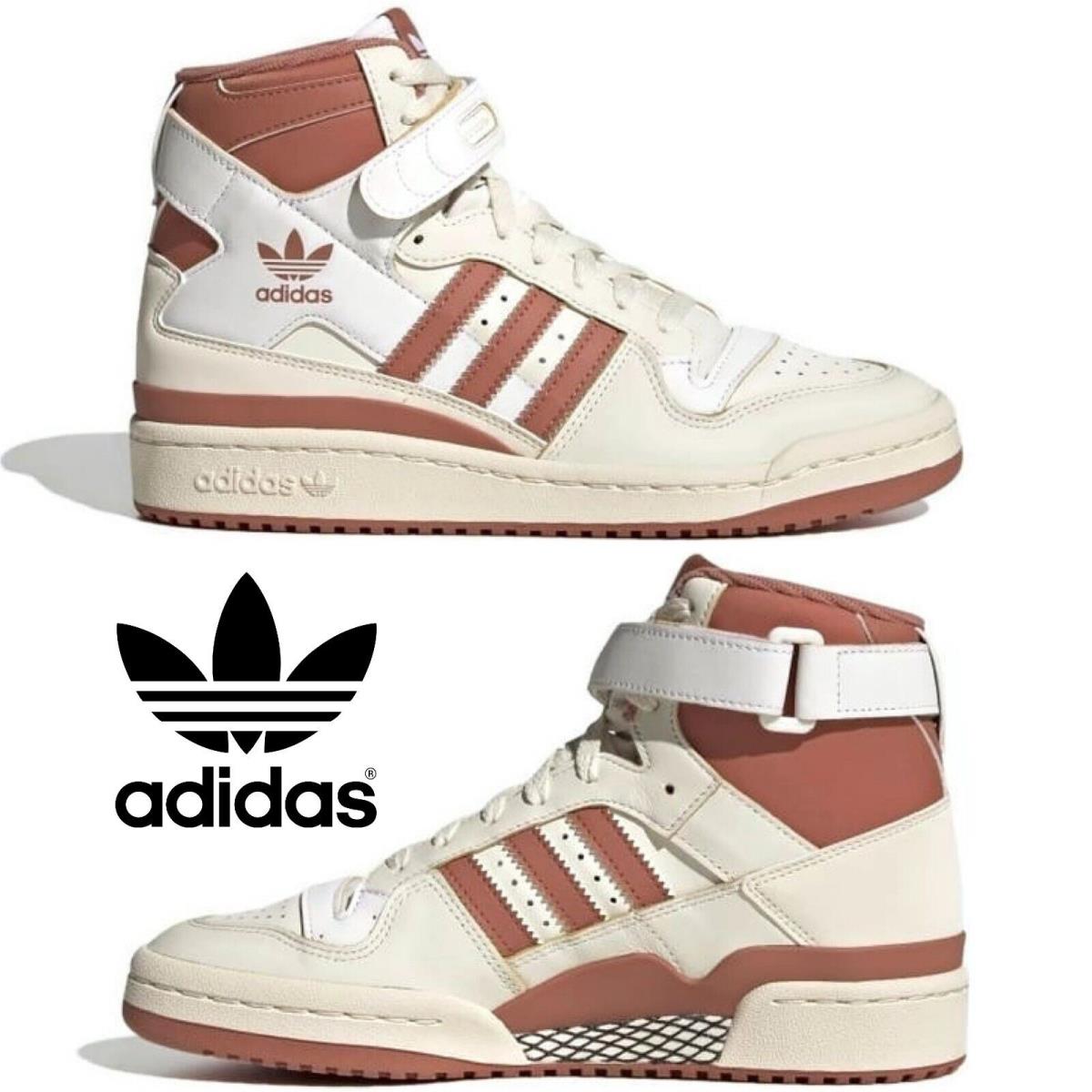 Adidas Originals Forum 84 Hi Shoes Women`s Sneakers Comfort Casual Off White - White , Off White / Magic Earth / Cloud White Manufacturer