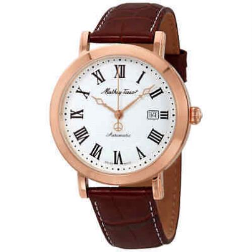 Mathey-tissot City Automatic White Dial Men`s Watch HB611251ATPBR