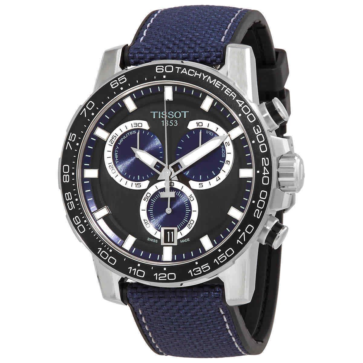 Tissot Supersport Chronograph Quartz Black Dial Men`s Watch T125.617.17.051.03