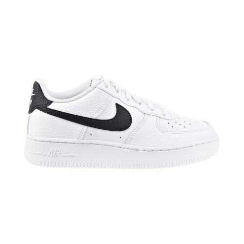 Nike Air Force 1 GS Big Kids` Shoes White-black CT3839-100