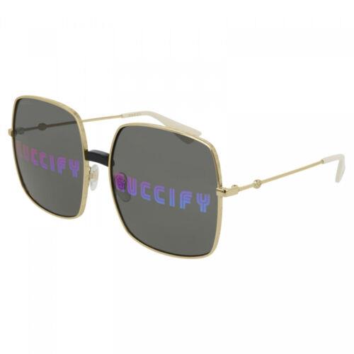 Gucci GG0414S 002 Gold 60-17-140 Sunglasses