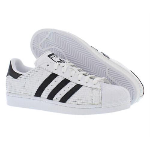 Adidas Superstar Mens Shoes Size 9 Color: White/black