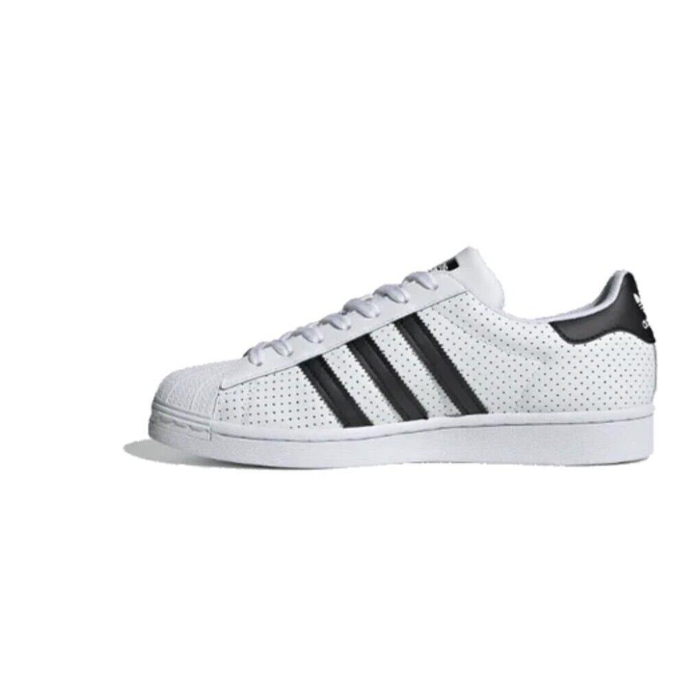 Adidas Originals Superstar White Black Sneaker Shoes FW9328 Mens Size 9