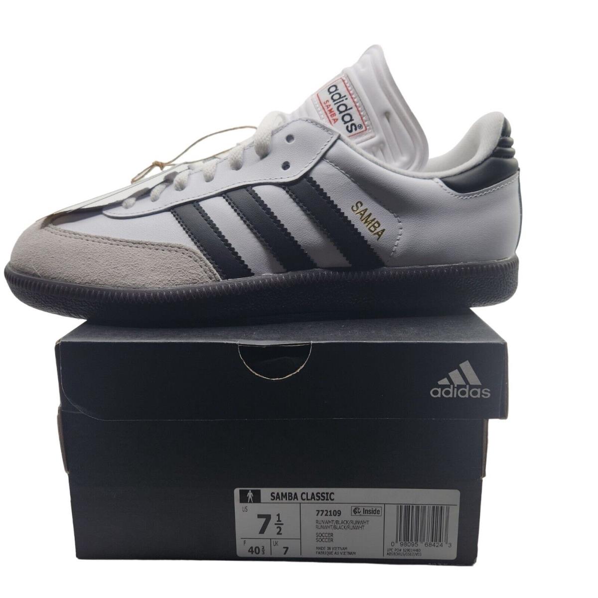 Adidas Samba Classic OG Indoor Soccer Shoe White Trainers Sneaker M 7.5 W 8.5