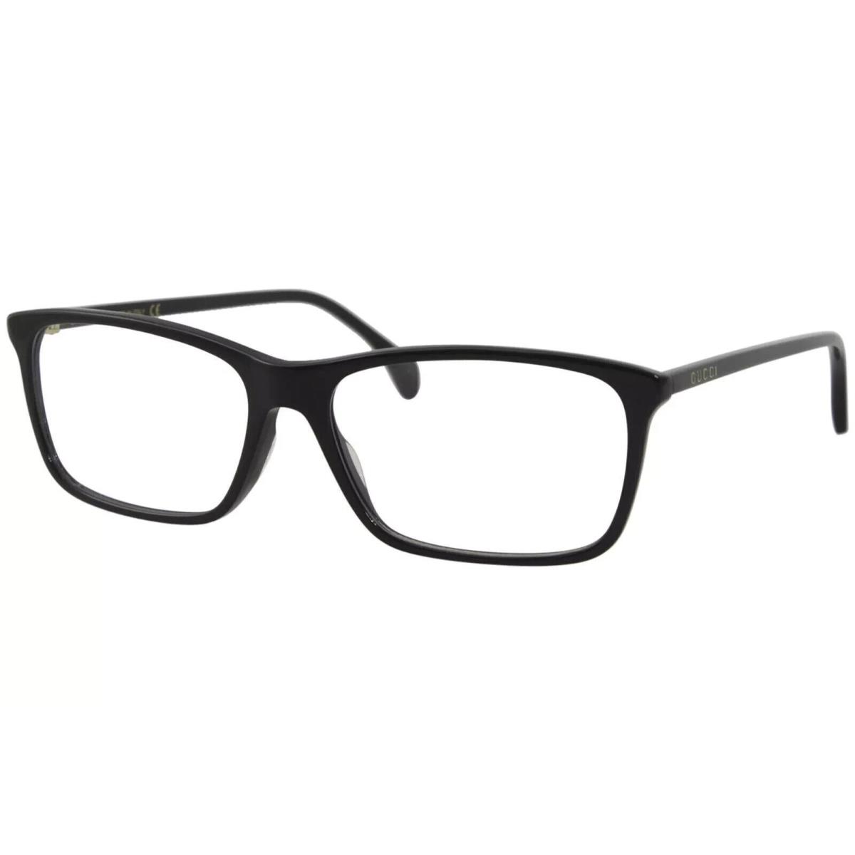 Gucci GG0553O 005 Eyeglasses Men`s Black Full Rim Optical Frame 56-mm