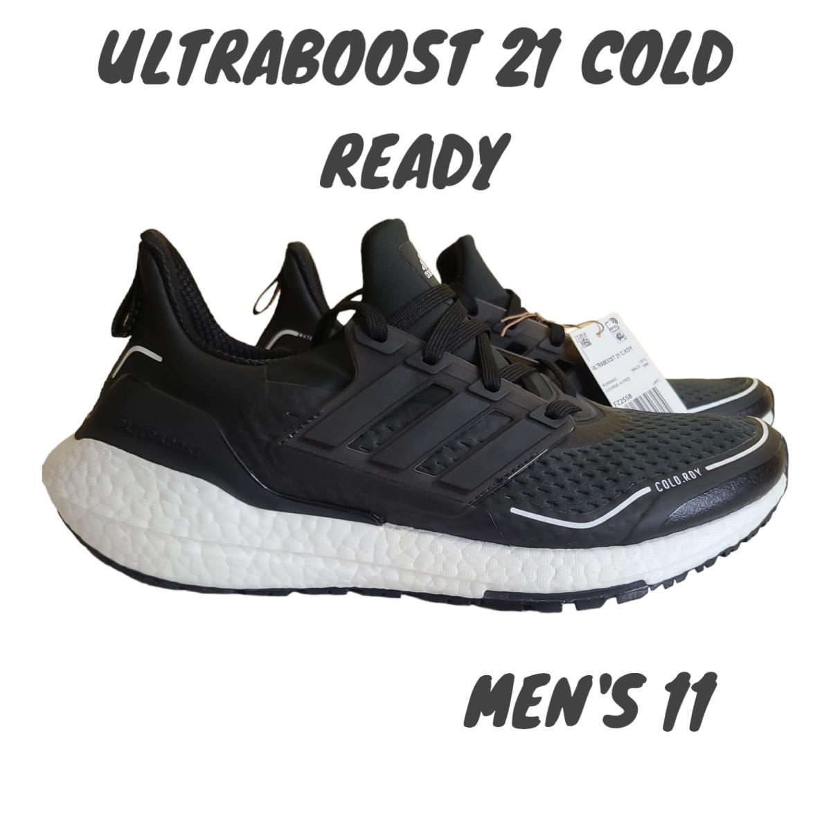 Adidas Ultraboost 21 Cold C.rdy Black FZ2558 Running Shoe Sneaker Mens Sz 11