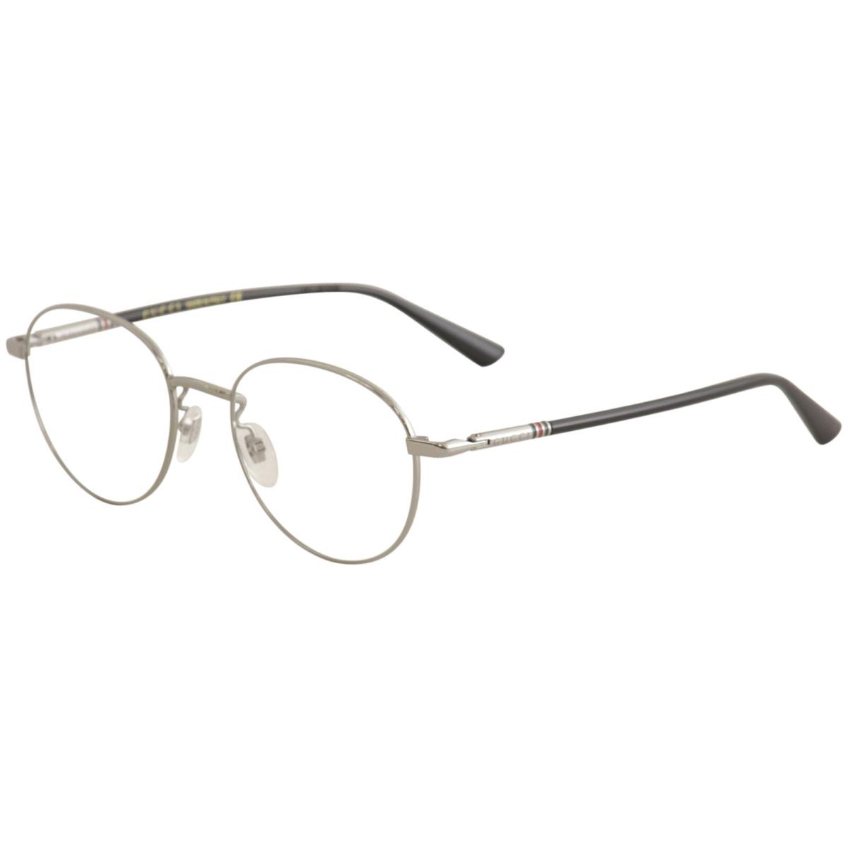 Gucci Men`s Eyeglasses GG0392O GG/0392/O 001 Ruthenium/black Optical Frame 51mm