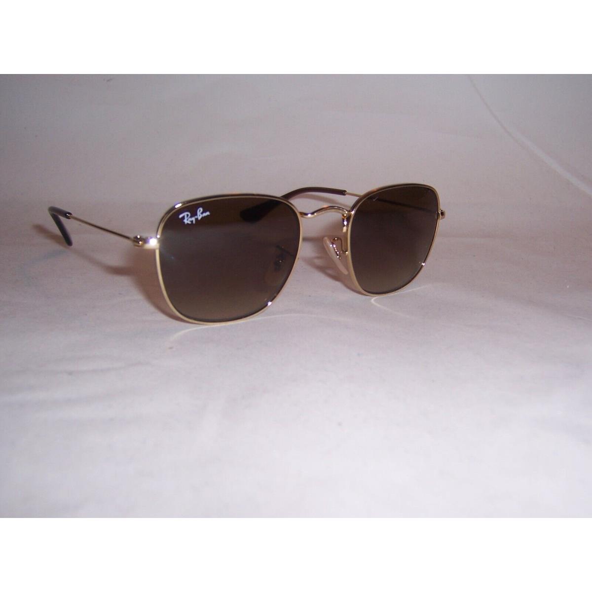 Rayban Aviator Sunglasses RJ9557S 223/13 Gold/brown 46MM Kids 9557