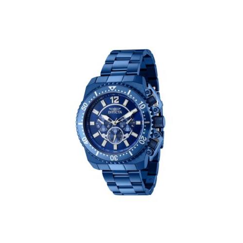 Invicta 40874 Men`s Pro Diver Chronograph Blue Bracelet Round Wrist Watch