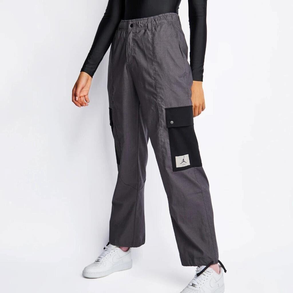 Nike Women`s Air Jordan Essentials Utility Pants Gray / Black Size: Plus 1X