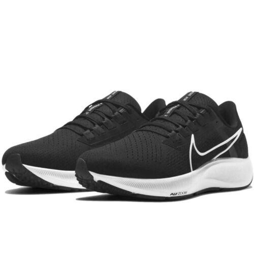 Nike Men s Air Zoom Pegasus 38 CW7356-002 Running Shoes Black/white Size 9