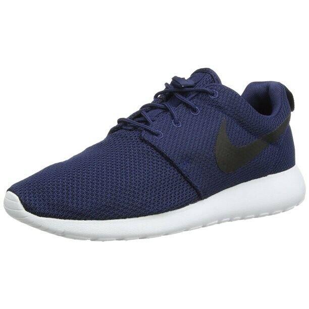 Nike Roche One Mens Flyknit Running Shoes 511881-405 Midnight Navy US 10.5