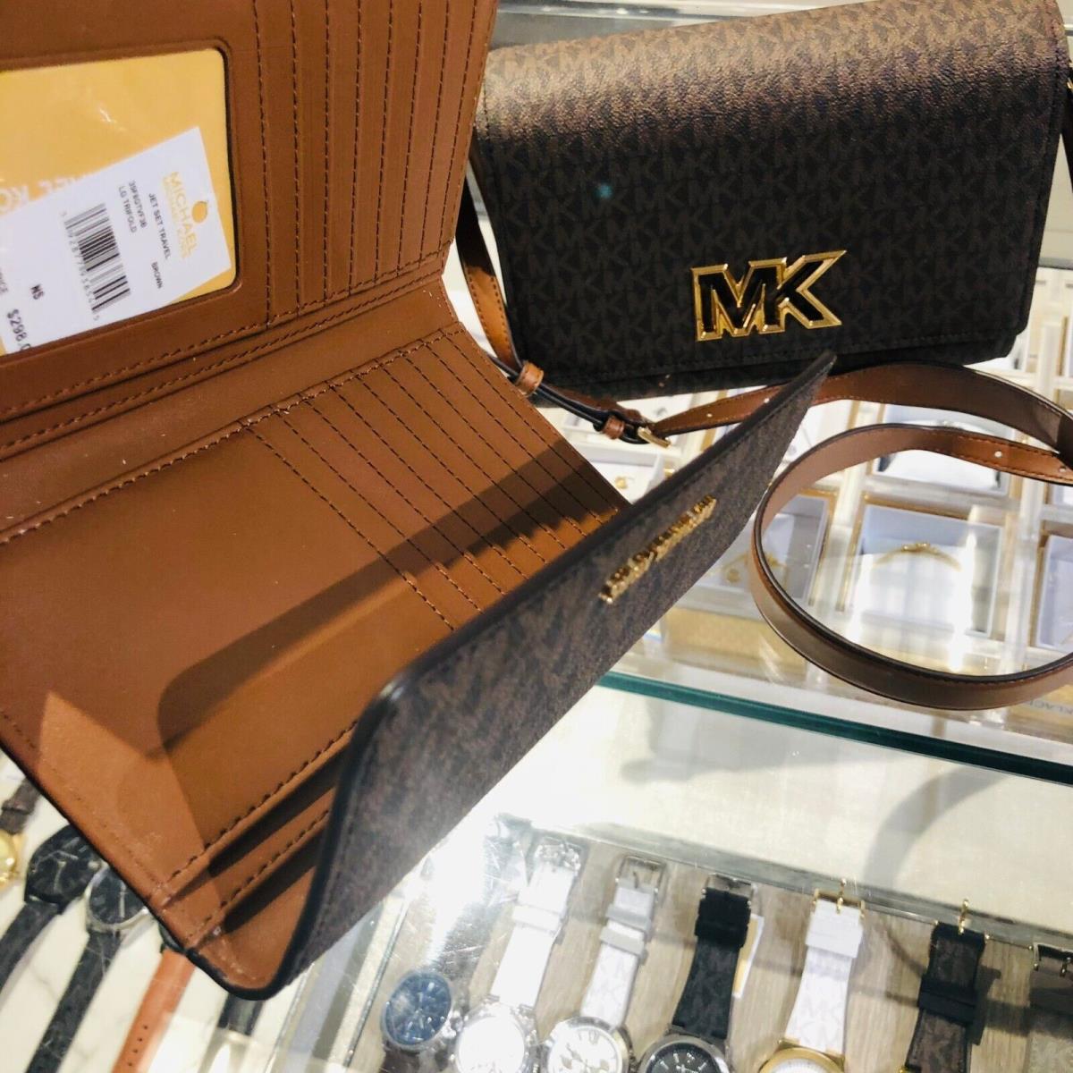 Michael Kors Mimi Medium Flap Pvc Leather Shoulder Handbag+wallet Brown - Michael  Kors bag - 196163295282 | Fash Brands