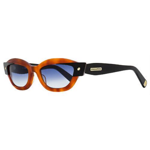 Dsquared2 Ava Sunglasses DQ0335 56W Black/matte Havana 53mm
