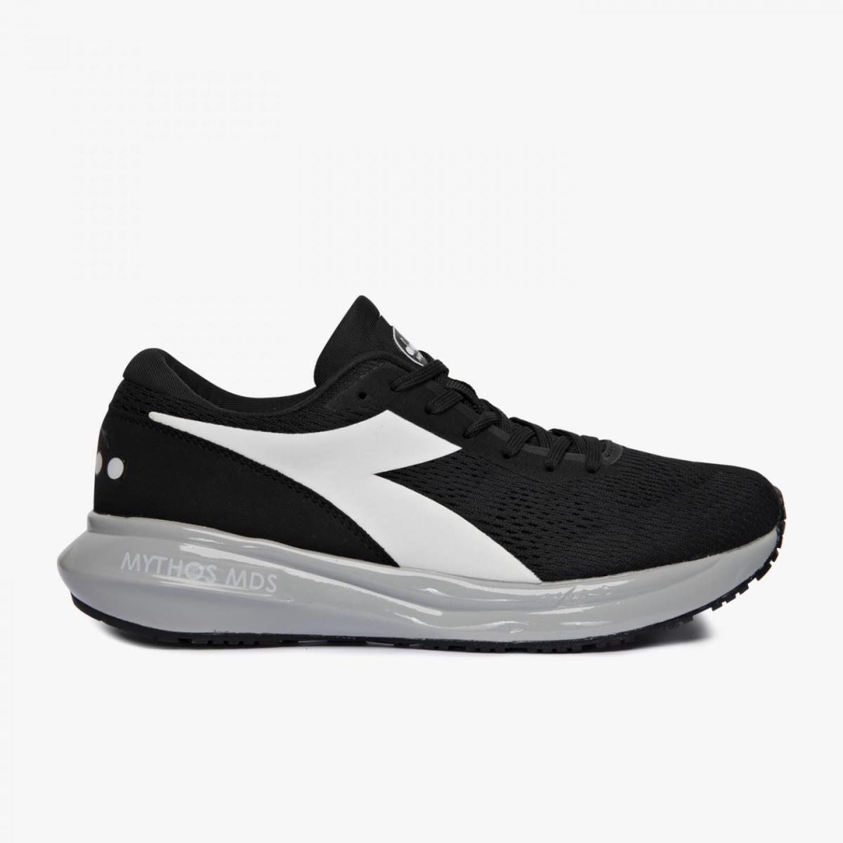 Diadora Women`s Mythos Mds Running Shoes Black/silver 10 B M US