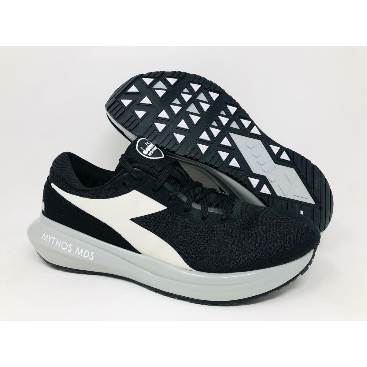 Diadora Women`s Mythos Mds Running Shoes Black/silver 8.5 B M US