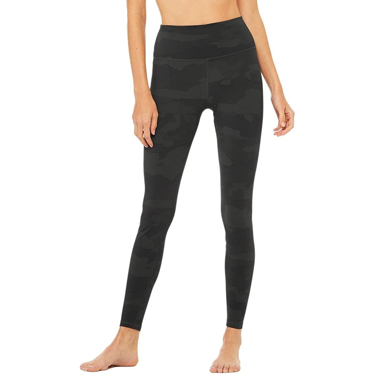 Alo Yoga Women`s High-waist Vapor Legging Black Camouflage